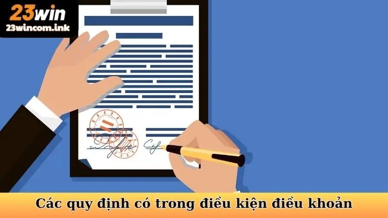 các quy định trong điều khoản sử dụng các quy định trong điều khoản sử dụng